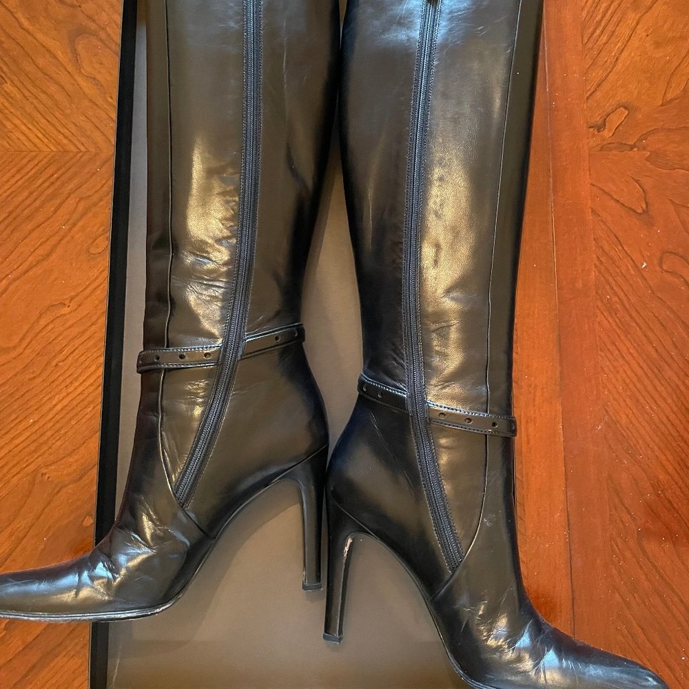Gucci Malaga Kid Knee High Boots 7 - Picture 3 of 10